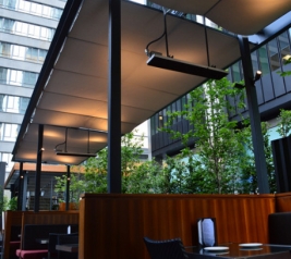 MÁI XẾP DI ĐỘNG QUÁN CAFE